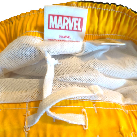 MARVEL Avengers Swim Trunks Boys Large 10/12 Summer Beach Pool - Picture 8 of 9